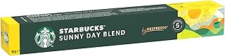 Café em cápsula starbucks nespresso sunny day blend 10 cápsulas