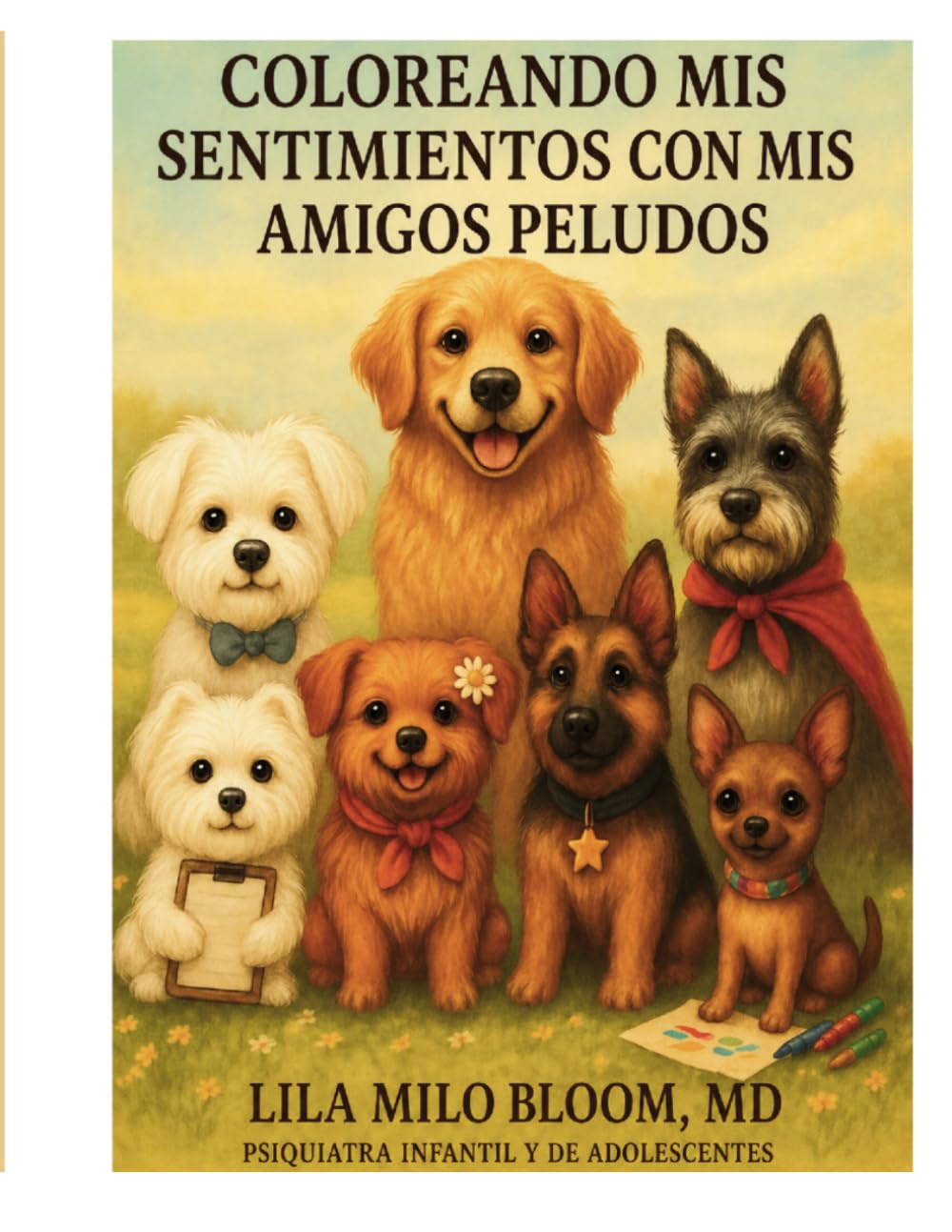 Coloreando Mis Sentimientos con Mis Amigos Peludos: “Un libro terapéutico para niños”
