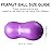 INPANY Peanut Ball - Anti Burst Exercise Ball for Labor Birthing, Physical Therapy for Kids, Core Strength, Home & Gym Fintness (Include Pump) Purple