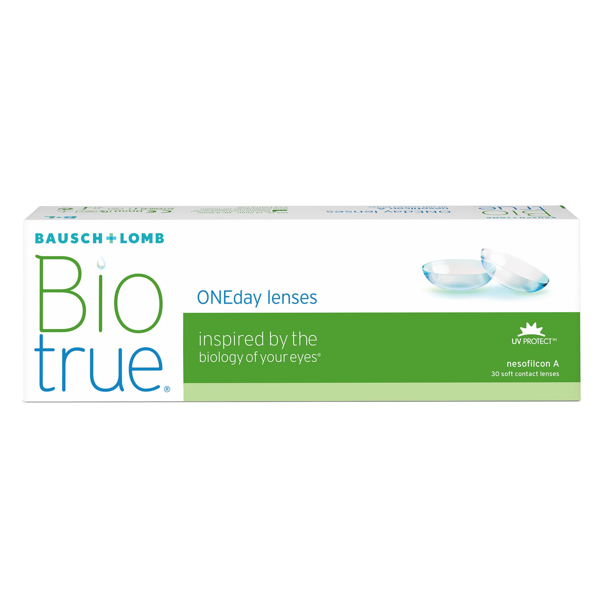 Biotrue ONEday Lenti a Contatto Giornaliere Correttive, 30 Lenti, BC 8.6 mm, DIA 14.2 mm, -4.0 Diopt