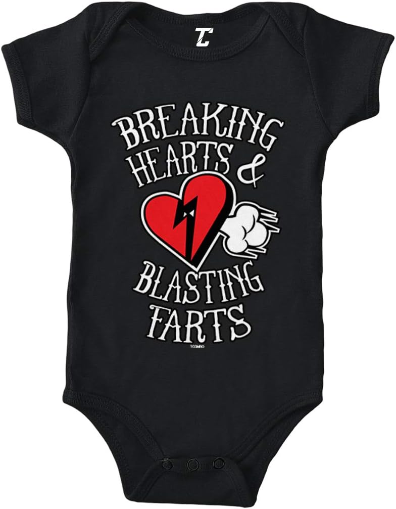 Breaking Hearts & Blasting Farts - Funny Bodysuit