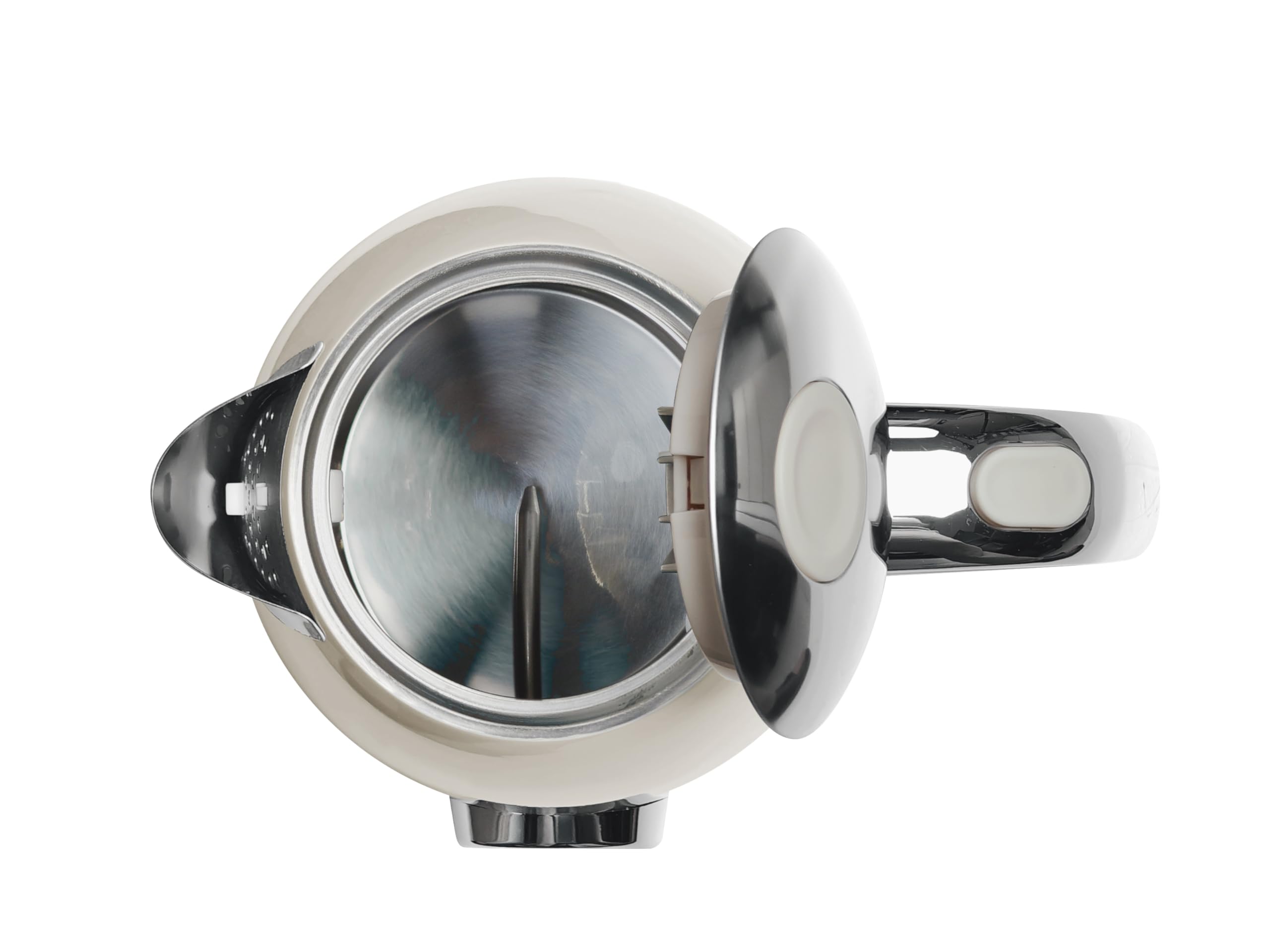 Bollitore Retro Style – Nostalgia 170, 1850-2200 Watt, 1,7 litri, alloggiamento in acciaio inox, indicatore del livello dell'acqua, indicatore della temperatura dell'acqua, spegnimento automatico,
