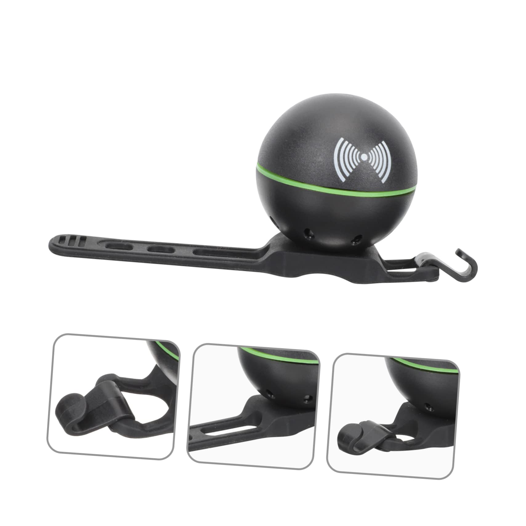 BESPORTBLE Lot De 4 Sonnettes De Guidon Électroniques pour Vélo De Montagne Très Puissantes avec Sangle en Silicone pour Cyclisme en Plein Air Accessoires De Sécurité