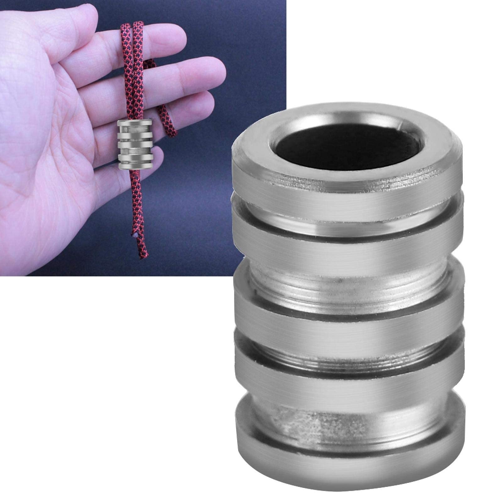 Alomejor Paracord Coltello Cordino Ciondolo con Perline Fibbia Ombrello Corda Portachiavi Ciondolo con Perline Teschio Accessorio Fai da Te Altre Attrezzature per l'escursionismo e Il Campeggio