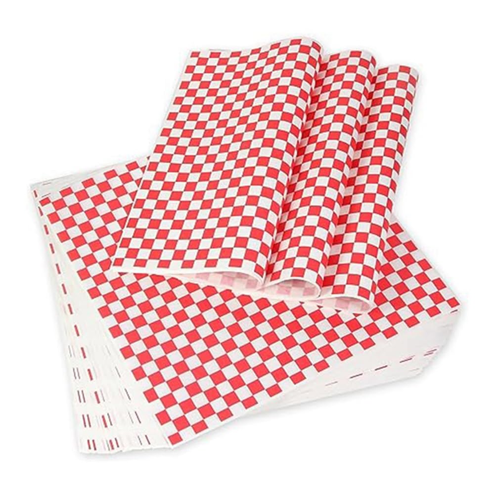 CTRLZS 100 Sheets of Oil-Absorbing Paper Food Liner Oil-Proof Paper Sandwich Paper Pad Paper Hamburger Wrapping Paper Easy to Use