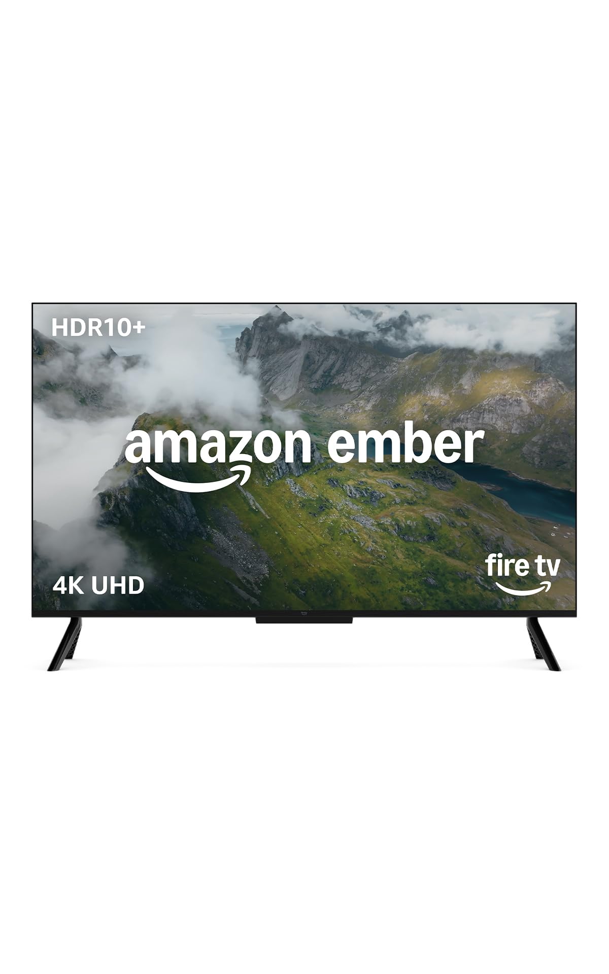 Amazon Ember serie 4 da 50" con Fire TV (ultimo modello), smart TV 4K Ultra HD con telecomando Alexa, HDR10+, processore veloce, Dolby Audio, modalità ambiente, TV in diretta gratuita