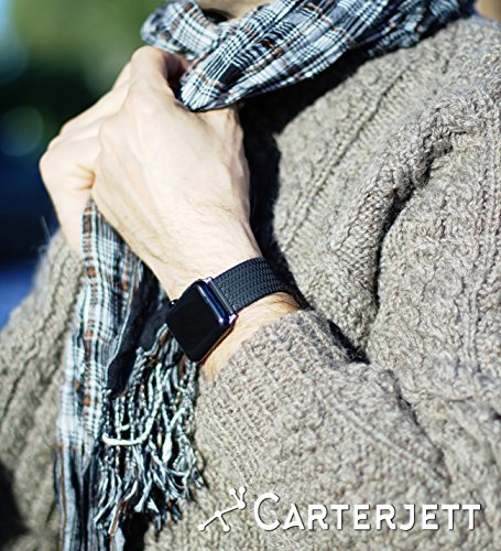 Carterjett Compatible With Apple Watch Band 41Mm 40Mm 38Mm Sport Tire Tread Silicone Iwatch Strap Replacement Wrist Bands Space Black Adapters Buckle Clasp For Series 8 7 6 5 4 3 2 1 & Se M/L Black #TOP5