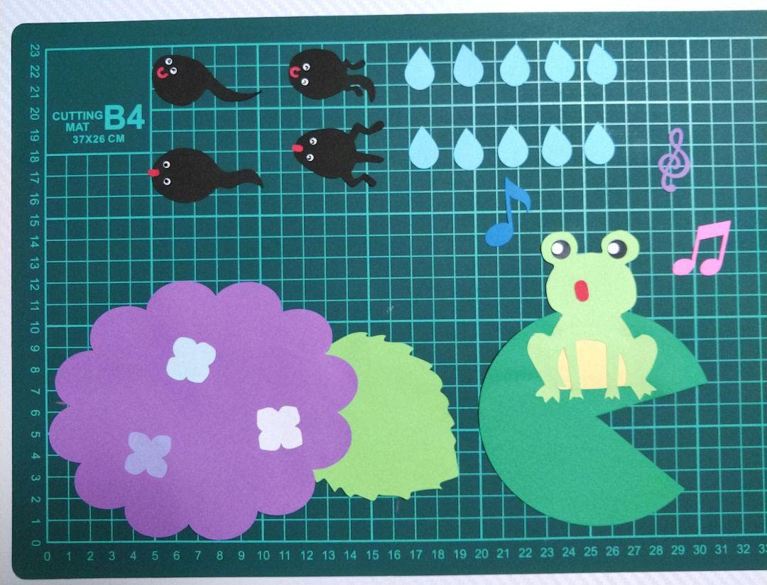 Amazon.co.jp: 色画用紙のカエル、おたまじゃくし : ホビー