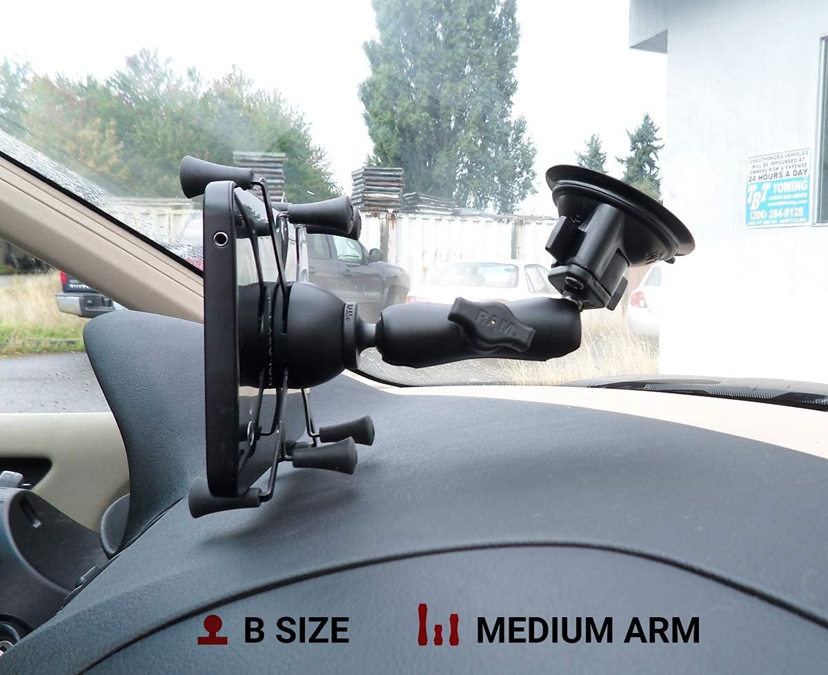 Free Shipping 🛒 RAM Mounts RAM-B-166-UN8U X-Grip with RAM Twist-Lock Suction Cup Mount for 7-8 Tablets with Medium Arm for Vehicle Windshields Buy 1 get 1 RAM Mounts RAM-B-166-UN8U X-Grip with RAM Twist-Lock Suction Cup Mount for 7-8 Tablets with Medium Arm for Vehicle Windshields