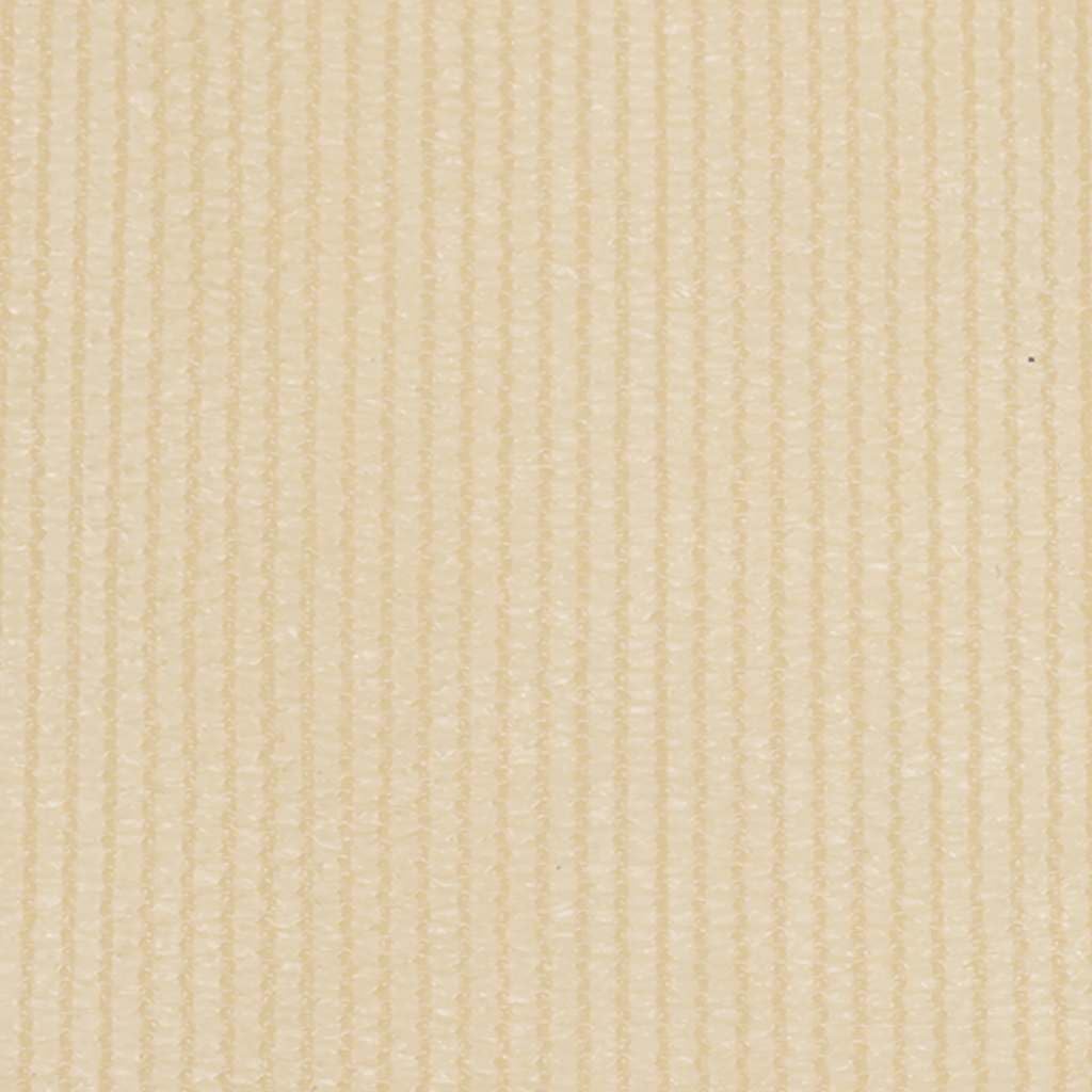 Store Roulant d'Extérieur 60x230 cm Crème en PEHD, Brise-Vue Vertical pour Balcon Patio et Pergola, Rideau d'Occultation Respirant avec Kit de Montage Complet et Sécurité Enfant