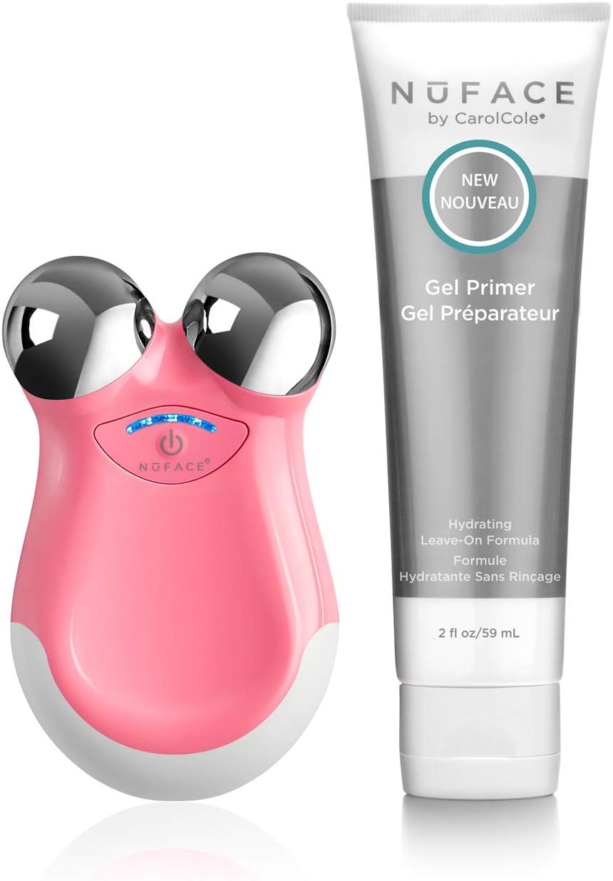 NuFACE Refreshed Mini Facial Toning Device, Pinktini Wrinkle Reducer