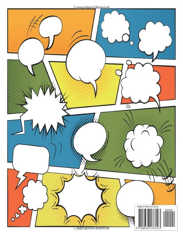 Blank Comic Book Notebook: Notebook and Sketchbook for Kids and Adults A Large 8.5" x 11", 120 Pages, Variety Of Comic Templates - Image 2