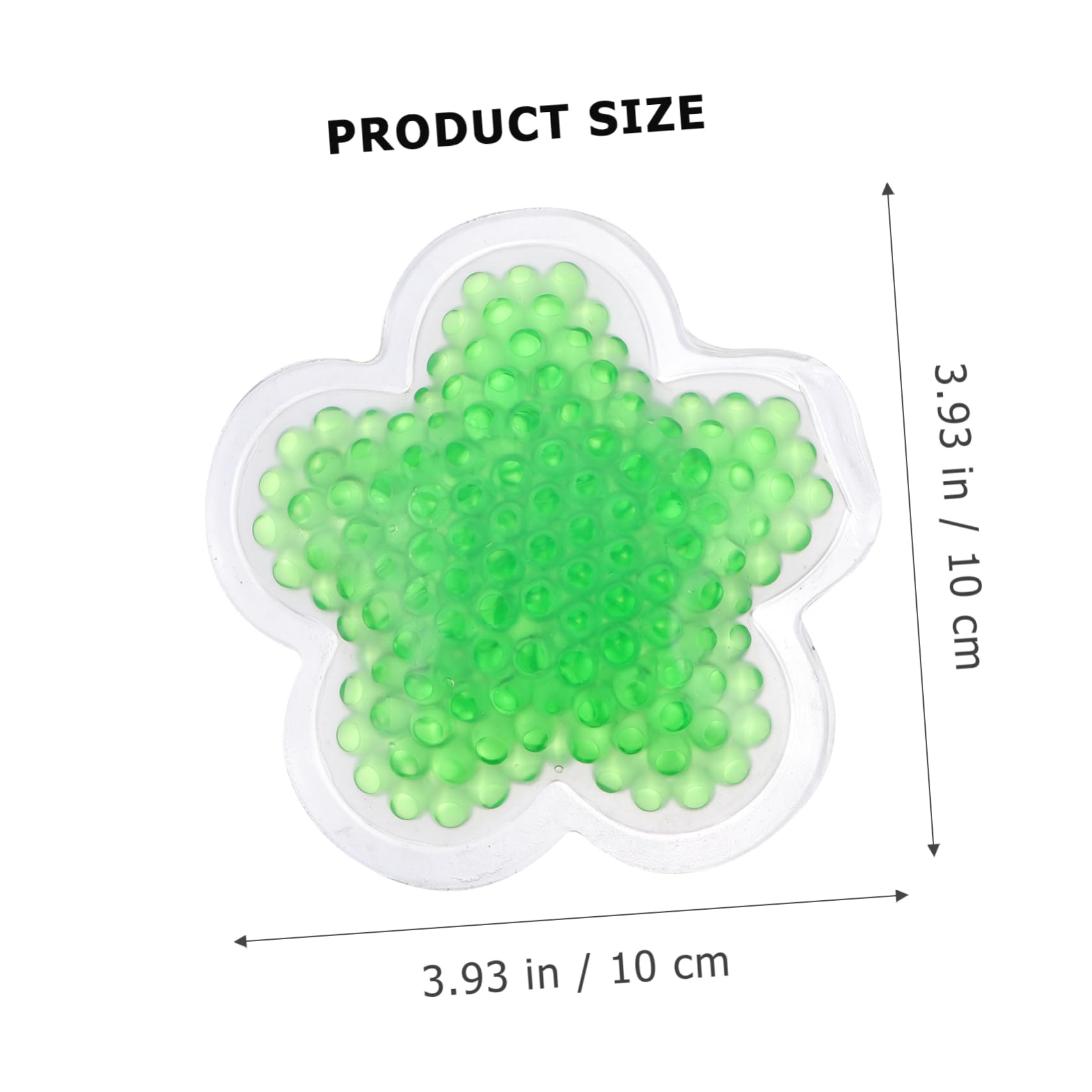 Borsa per Ghiaccio Gel Caldo/freddo 4 Pezzi in Pvc Verde | Riutilizzabile, per Kit di Primo Soccorso, Uso a Caldo e Microonde, Formato 4pezzi