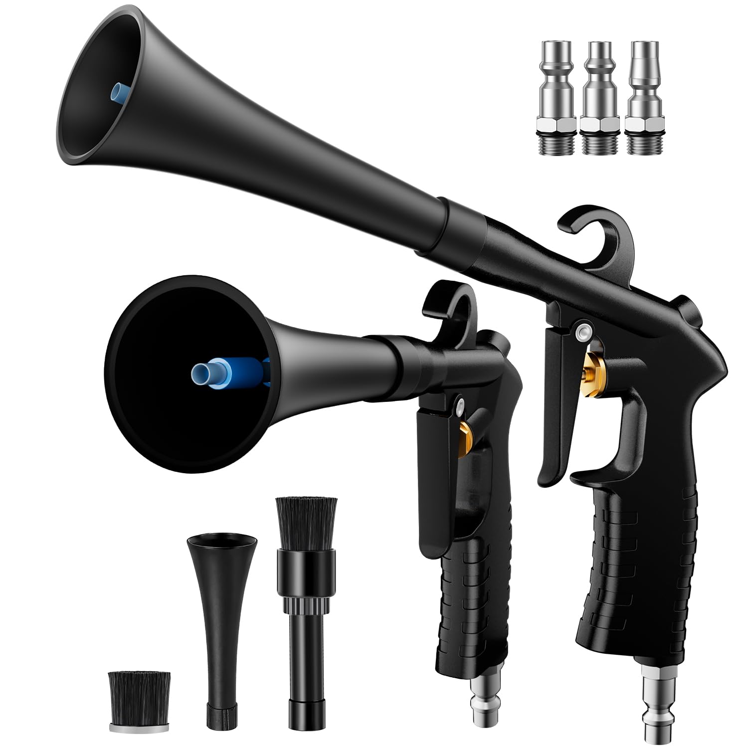 Car Cleaning Gun Detailing Interior Dryer Air Blow Gun, High Pressure Blower Gun, Car Detailing Kit Interior Cleaner, Car Detailing Tools for Car Quickly Blasts Dirt and Dust Works with Air