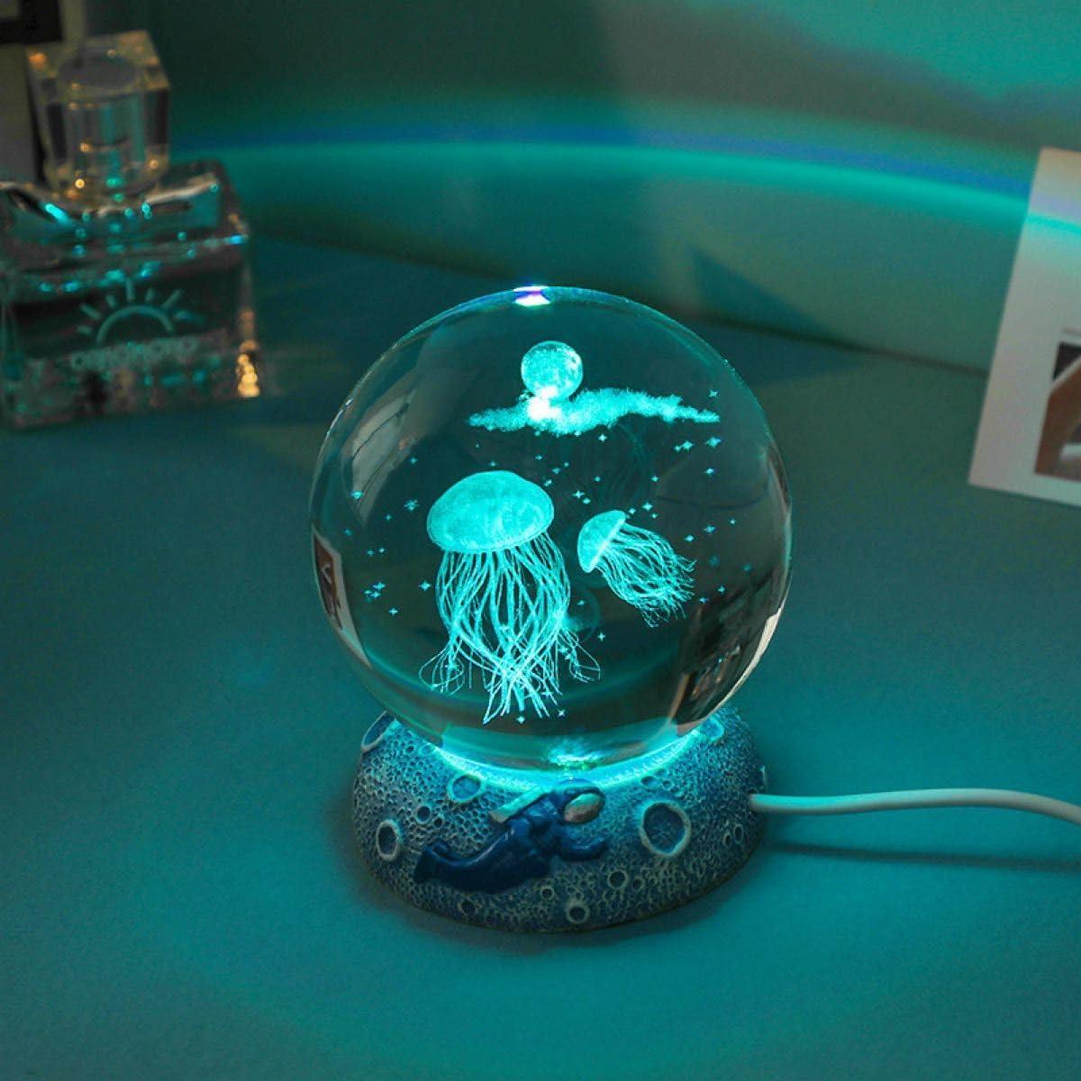 海月 クラゲ海 月 水族館 【その他】 ルームライト 照明 🎋 LED電球ベッド