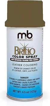 Shoe Dye Colouring Sprays - Spray Dye for Footwear, Leather Vinyl and Upholstery - Re-Colour Shoes, Bags, Upholstery and Leather Products Taupe