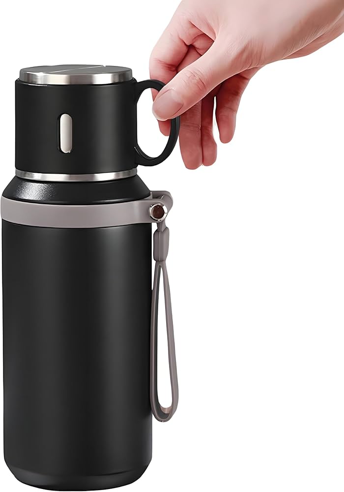 Amazon | IOLOYU 水筒 600ml 保温 保冷 ウォーターボトル 魔法瓶