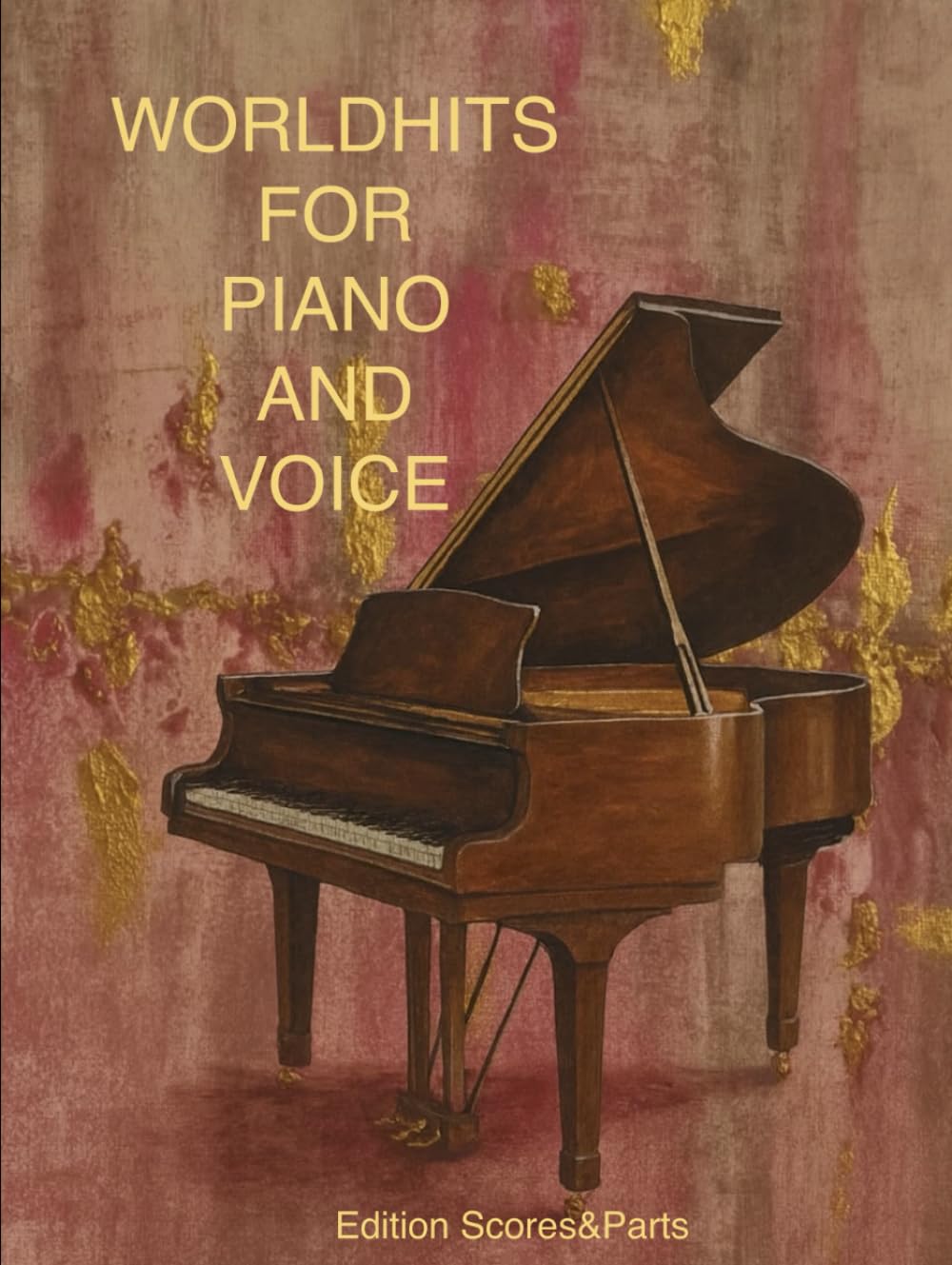WORLDHITS FOR PIANO AND VOICE: Gebundene Ausgabe