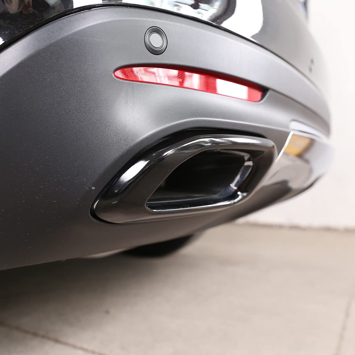 METYOUCAR Stainless Steel Car Tail Muffler Exhaust Pipe Output Cover Fit For Mercedes Benz Abceclaclsglcglegls Black - View #6