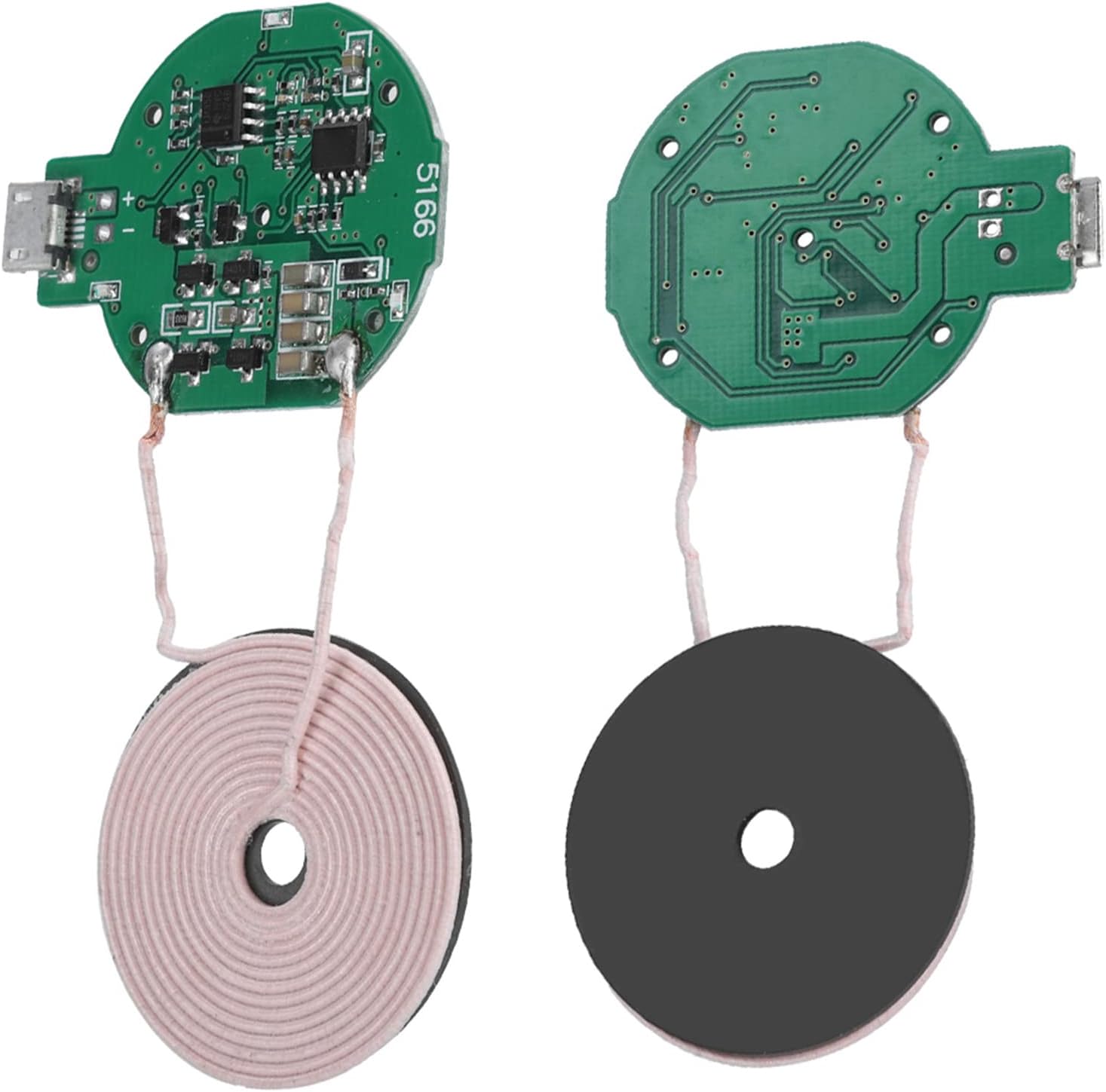 Mini Wireless Charger Transmitter Module, High Efficiency DIY Fast Charging Kit for Home and Office Use