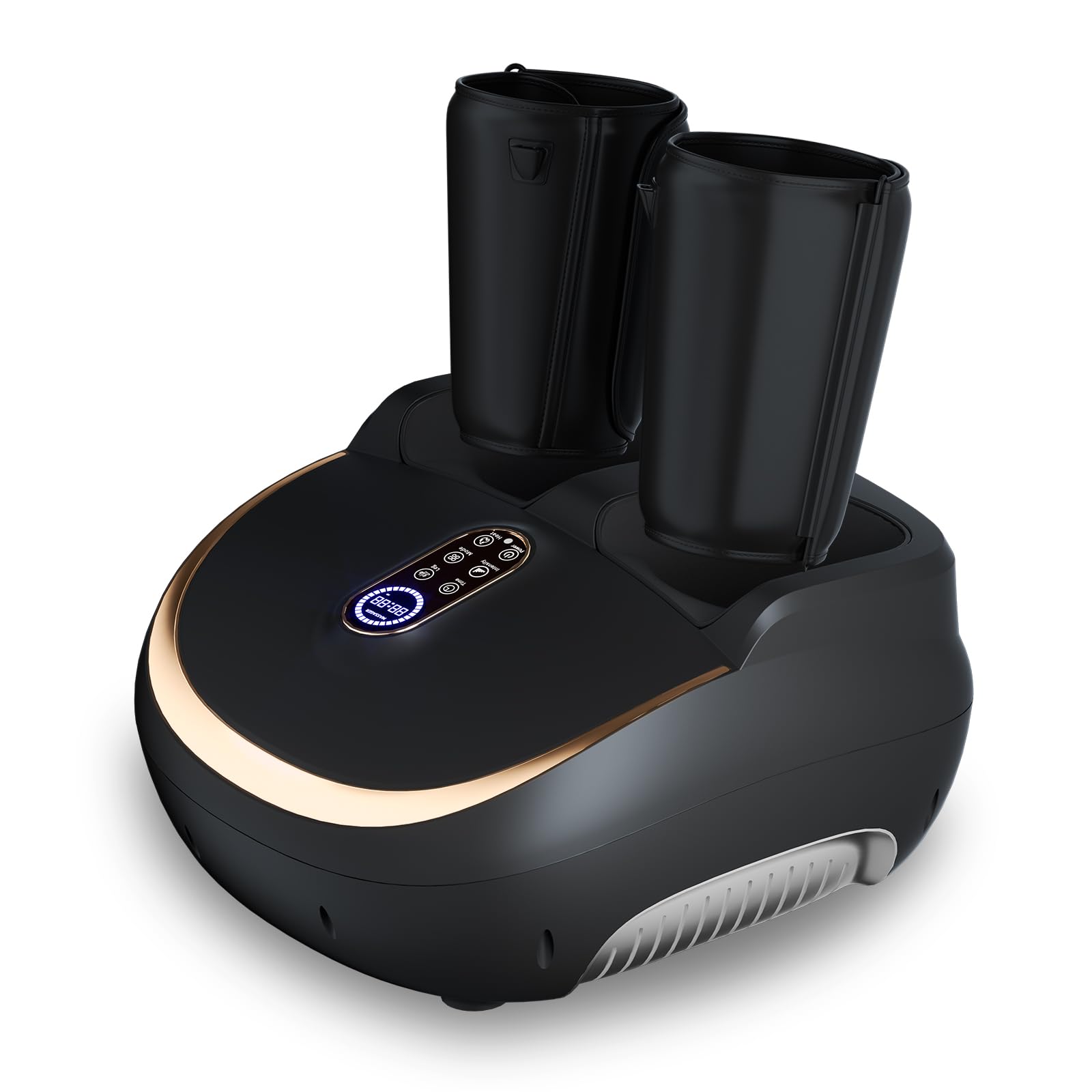 TODO Shiatsu Masajeador de Pies con Calor y Rodillos, Masajeador Pies de Amasamiento Profundo para Fascitis Plantar, Masajeador de Piernas con Compresión de Aire, 5 Modos 9 Intensidades