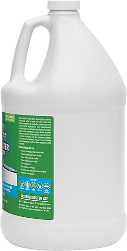 Miniatura 2 de Colorante verde fluorescente de rastreo de agua y detección de fugas, 1 galón