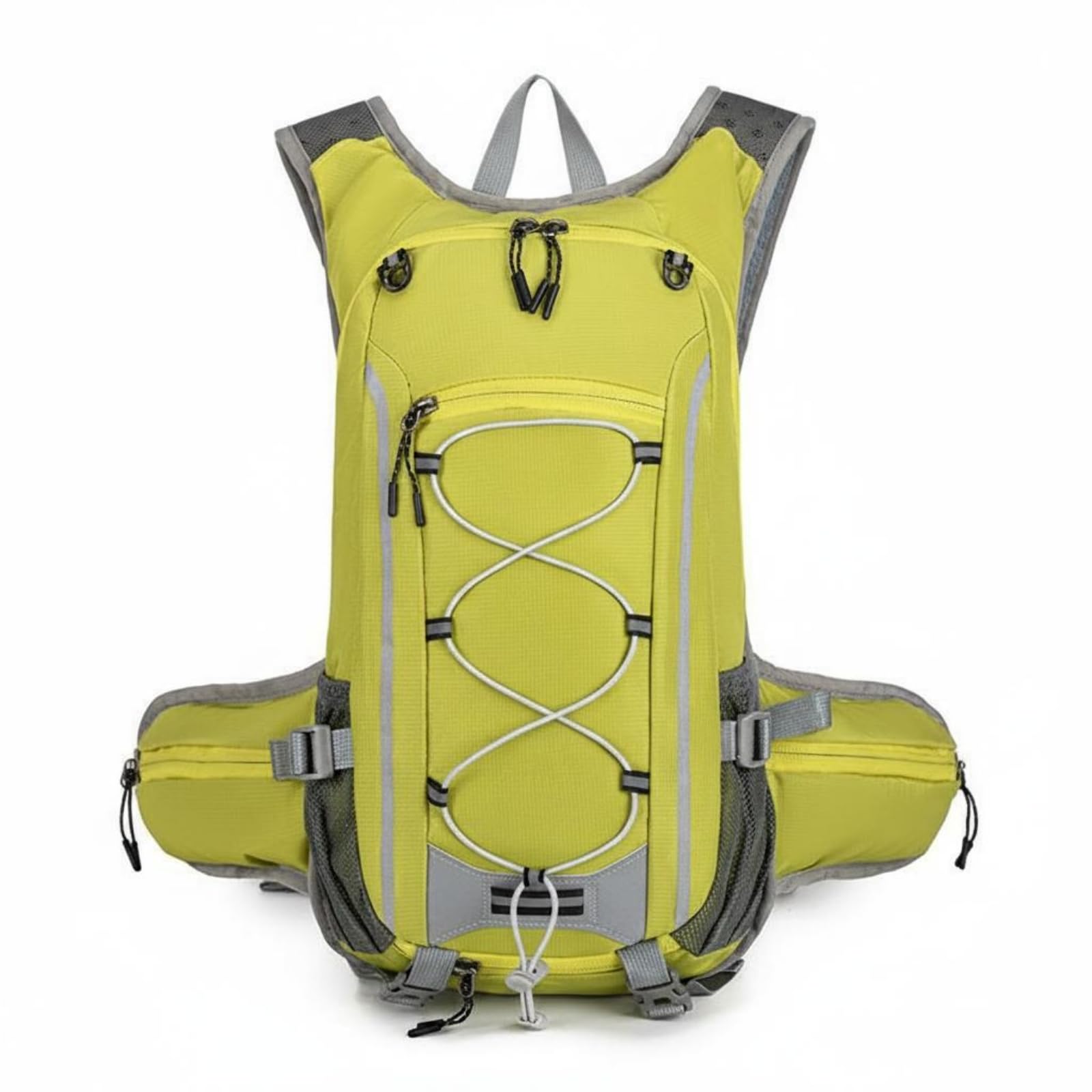 Hiking Vest Backpack Adjustable Straps Running Backpack Vest Multi-Pocket Lightweight Hydration Pack for Men, Women, Mountaineering, Cycling, Green | Sporting Goods | Outdoor Sports-image-27