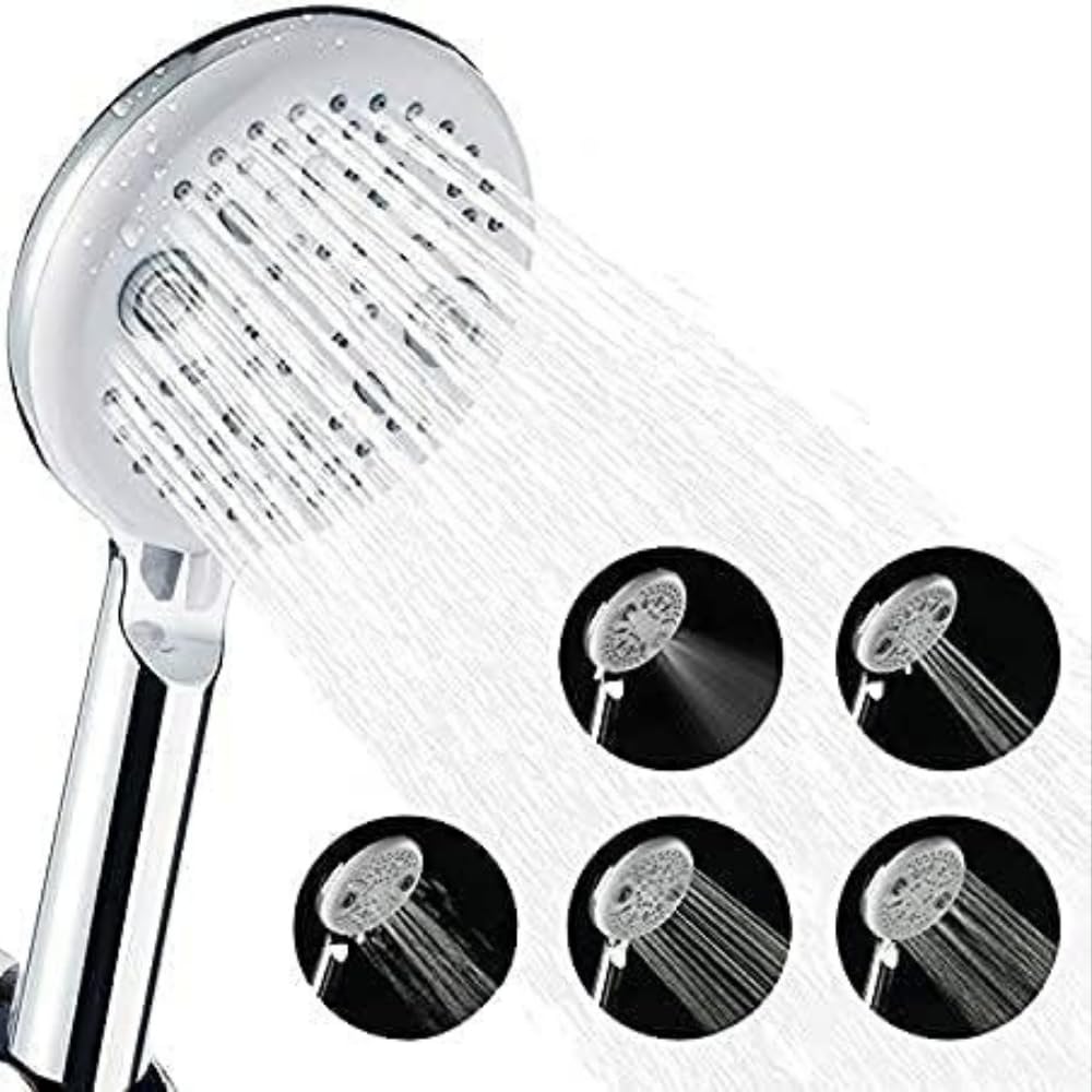 ZAP Eclipse Series Stainless Steel Modern Design Multi Modes Handheld Shower Without Hose & Bracket For Bathroom Chrome Finish (B0CJNNX6F9) Amazon Price History, Amazon Price Tracker