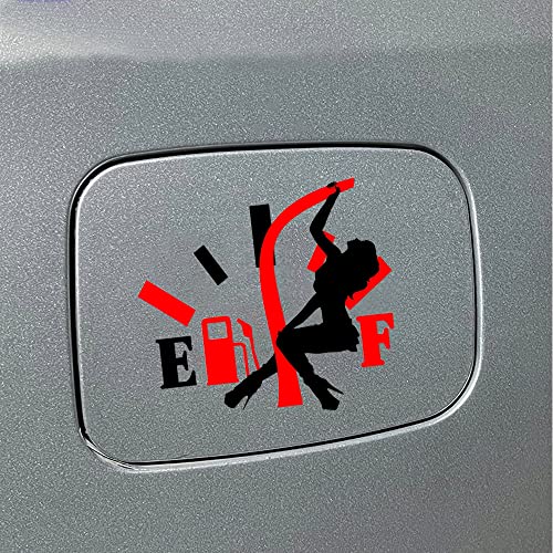 Car Fuel Tank Cap Decal Decal Vinyl Sticker Funny Sticker Boy, Girl Adjust Fuel Gauge, Fuel Gauge Empty Car Sticker, Truck, Car Decal, Female Pattern 2 Male Pattern 2, Total 4Pcs #TOP3