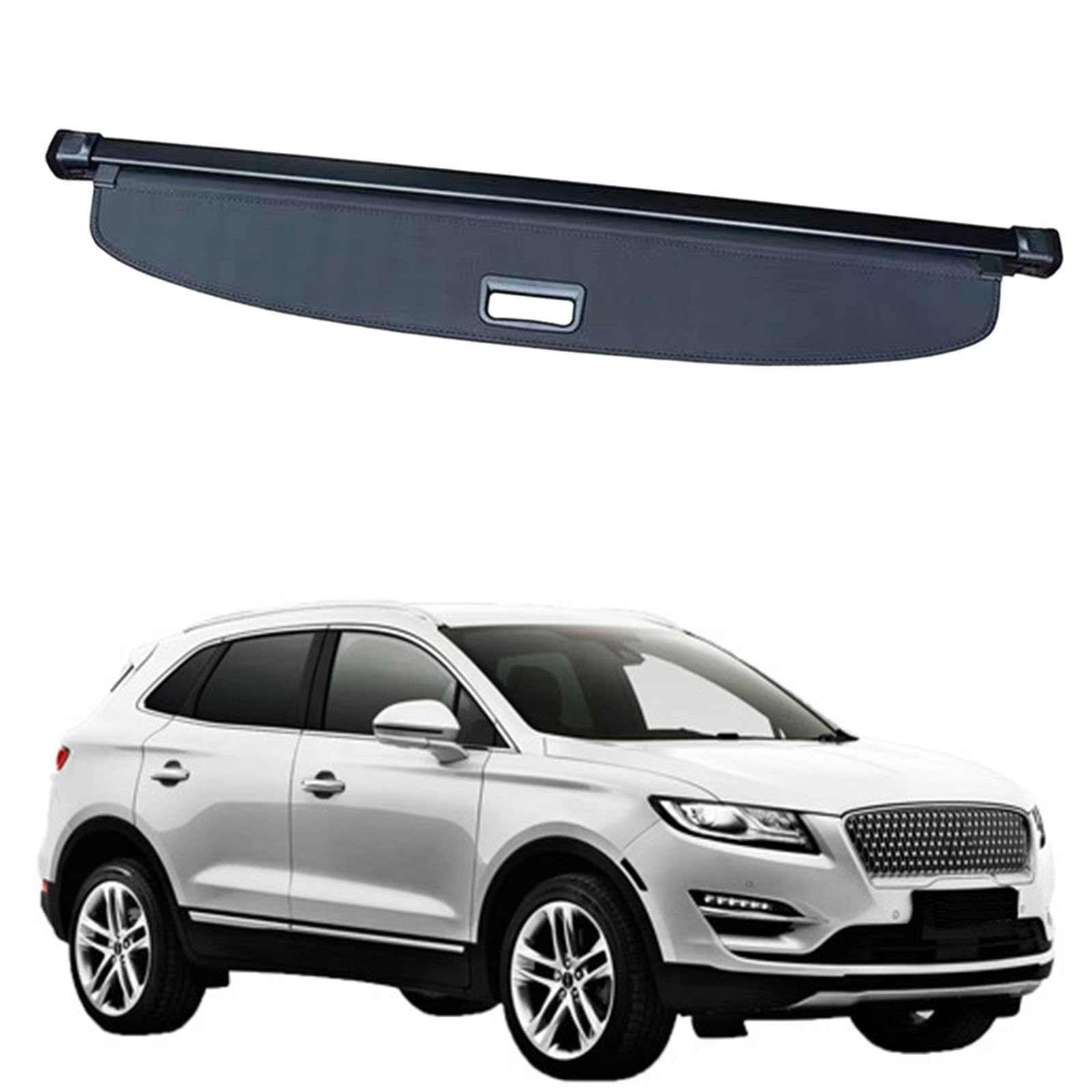 SXLGDW Car Retractable Rear Trunk Parcel Shelf,Compatible with Lincoln MKC 2015-2019,Car parts