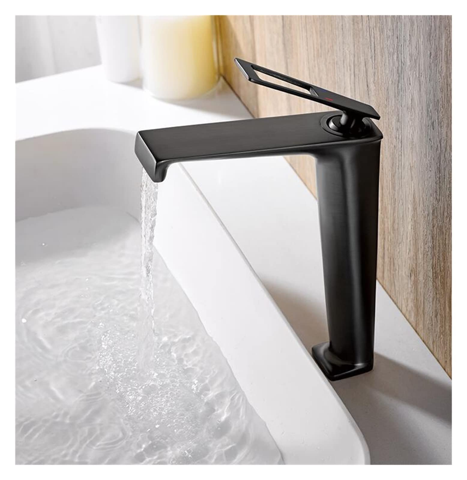 Grifo de fregadero rotativo con mezclador monomando de agua fría y caliente
