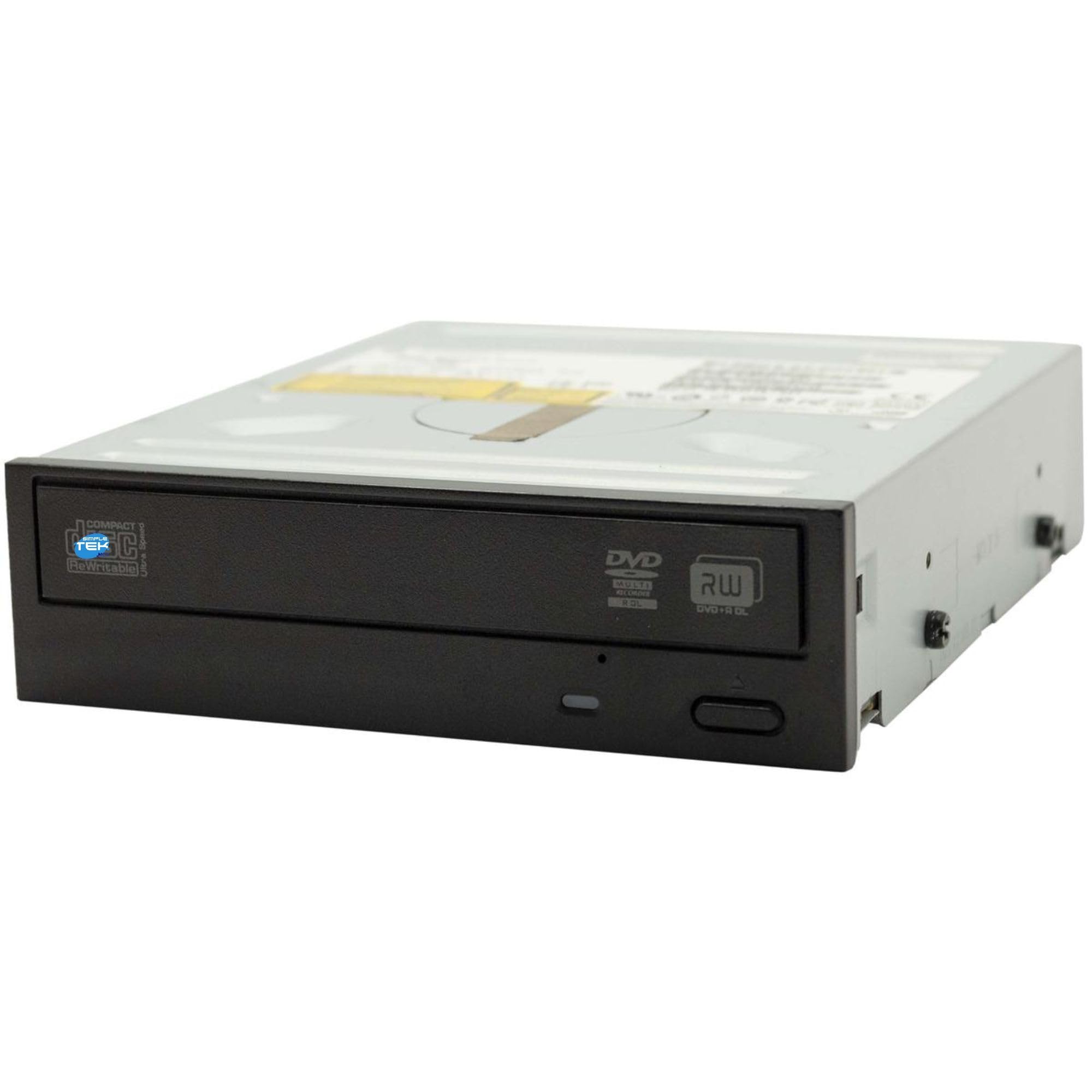 SIMPLETEK - Lettore e Masterizzatore DVD/CD GH82N 5.25" ODD SATA | Nero | Ideale per PC (Ricondizionato)