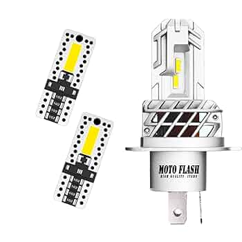 専用◎2セット◎H4 ヘッドライト2個+T10 LED ポジション球2個 Amazon | レモンイエロー T10 LED 2個セット 黄色 ポジション球