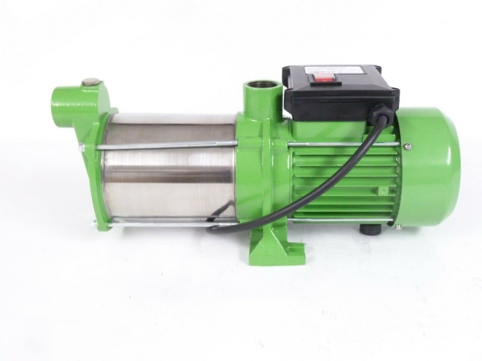 Gartenpumpe Edelstahl 1300 Watt 5,5 Bar 6000 L/h Kreiselpumpe Pumpe Hauswasserwerk