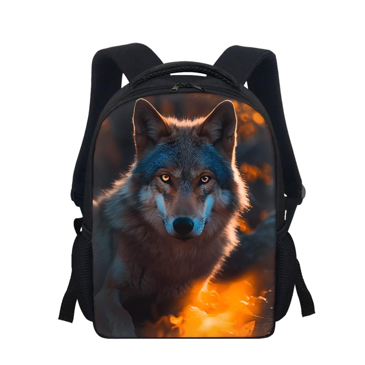 Gludear Cool Wolf Backpack School Bag Boy Kids 12 Inch