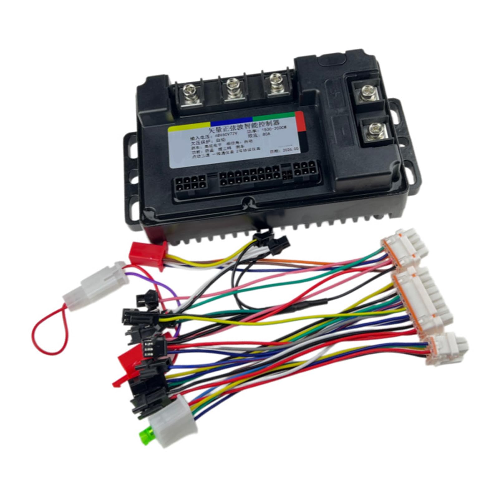 Powerful 1500W-2000W Sine Waves Controller for 48V 60V 72V Electric Bikes and Scooters for Smooth Acceleration Motor Controller