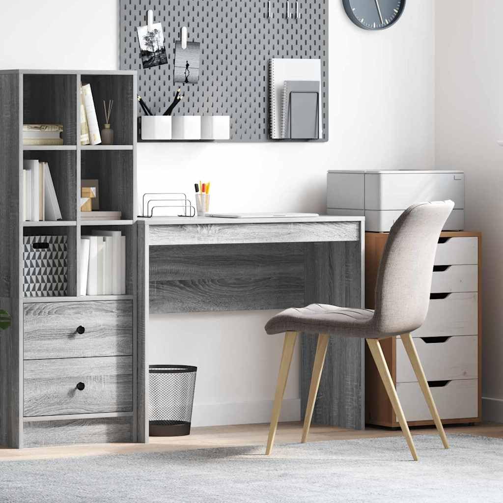 Meuble de jeu gris Sonoma pour bureau à domicile moderne et compact