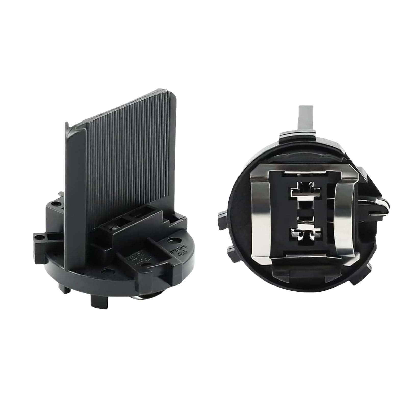 Supporti per Lampade Alogene, Fleymu 2 Pezzi Fari H7 di Ricambio 5K0941109 per Golf 6, Golf 7, MK6, MK7, Anabbaglianti Supporto Faro Compatibili con Tiguan, Touran, Sharan e Scirocco (Color : Black)