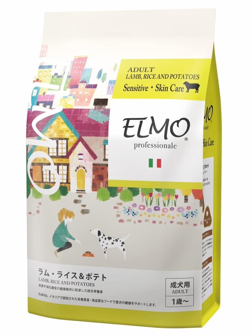 Amazon.co.jp: ELMO エルモ 成犬用 ラムライス＆ポテト 3㎏ : ペット用品