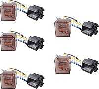 Vista 13 de Cable conector para relé de auto, de E Support, 12 V, 30 A, 40A, 60A, 80A SPST, SPDT 4 pines, 5