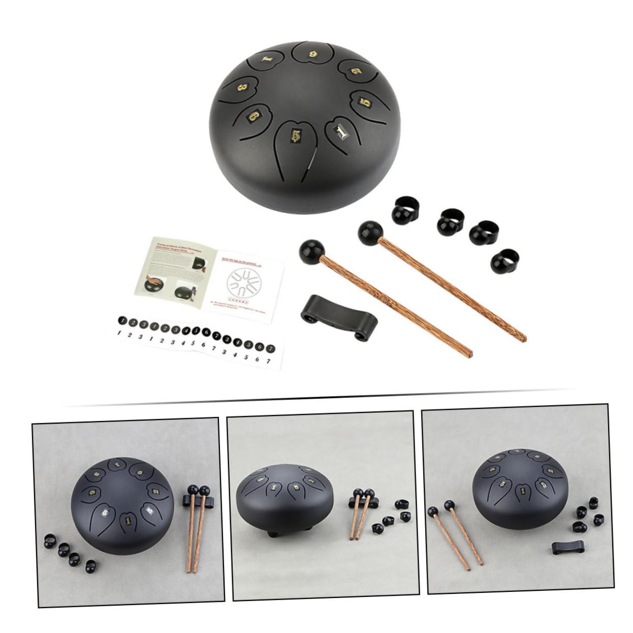 VANZACK Instrumento Hueco de Madera de Lengüeta Metálica para Percusión, Práctica y Presentaciones Musicales