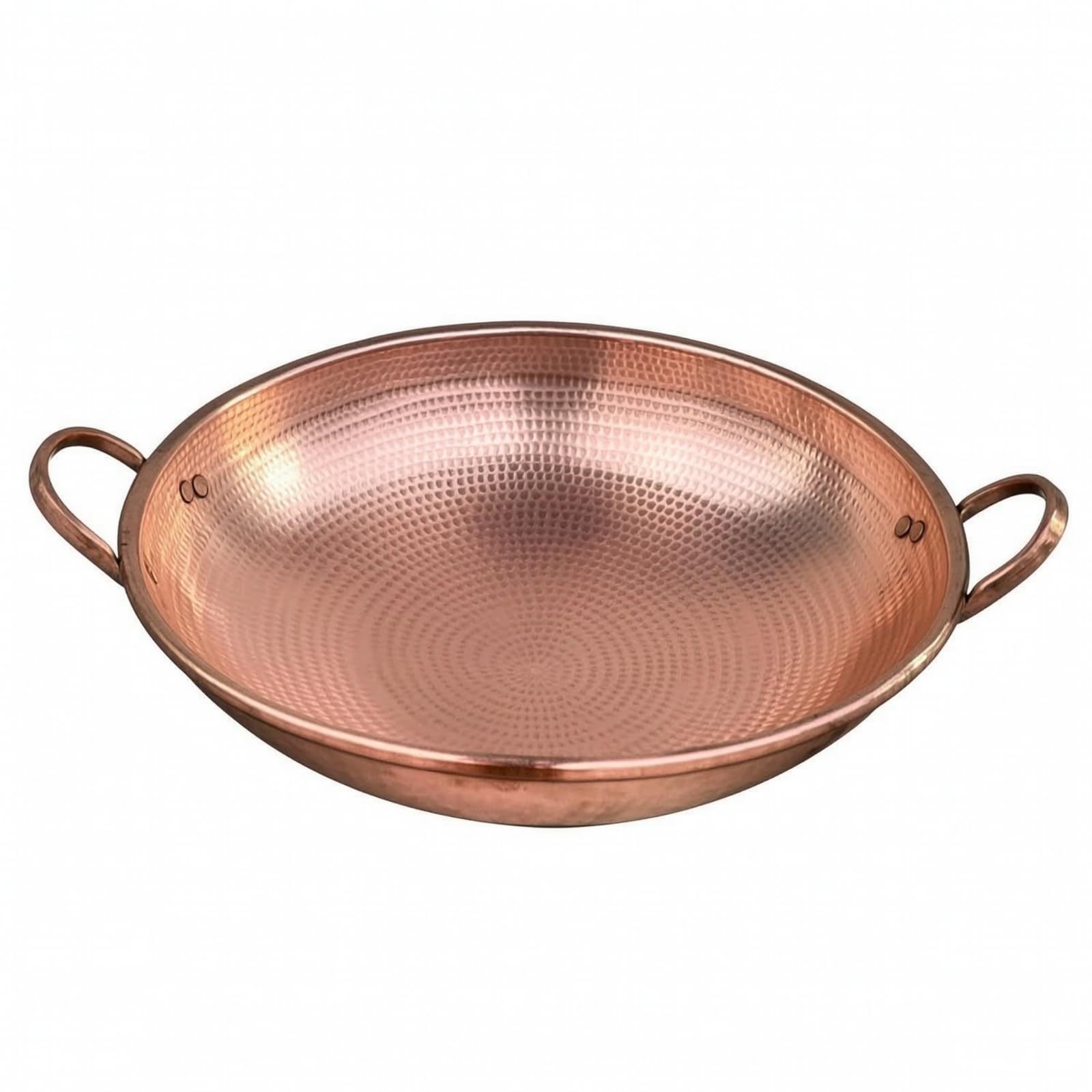 Wok para Freír Martillado Wok Cobre