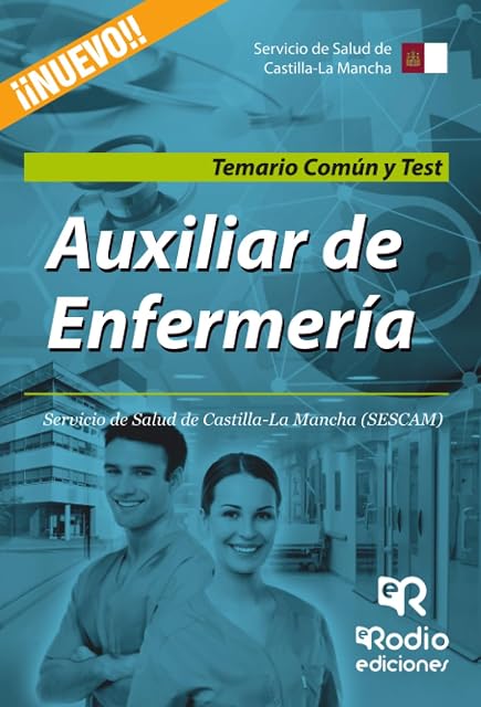 Portada de Auxiliar de Enfermeria del Servicio de Salud de Castilla la Mancha: Te