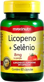 Licopeno + Selênio Anti-OX 500mg - 60 Cáps., Maxinutri