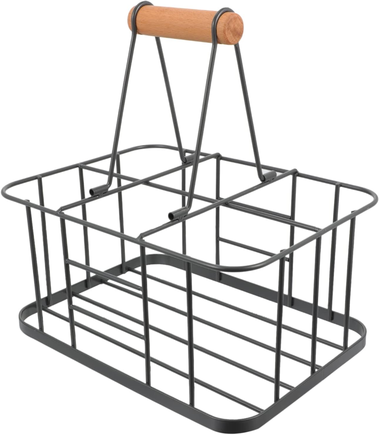 Stylish Wine Rack Decorative Storage Stand Rack Wine Display Simple Wooden Handle for Home Ktv Bars Nightclubs