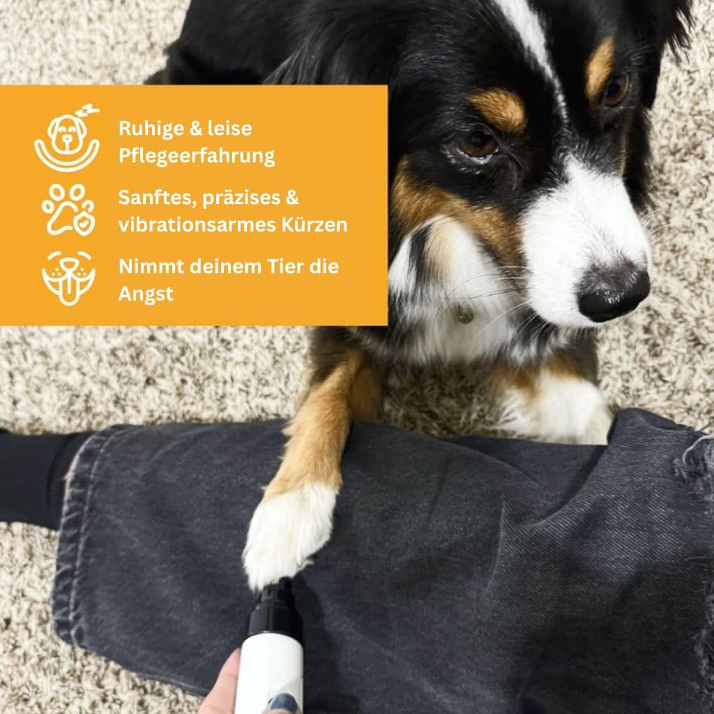 Ortho Trimmer Pro, Orthotrimmer, Krallenschleifer Für Hunde, Sanft & Wenig Vibration Für Gleichmäßiges Kürzen, Effizient Pfotenpflege Zuhause Für Hunden (STIL-1)