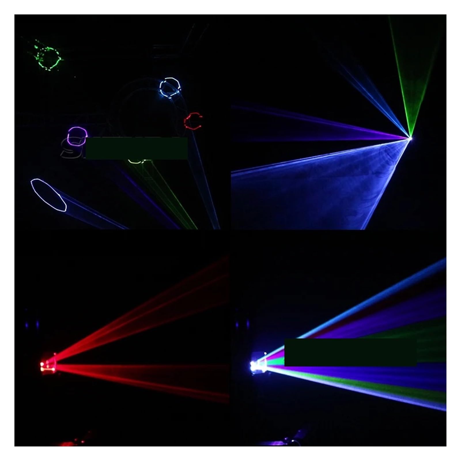 Luci per Feste, 3000mw RGB Animazione Scansione Luce 30KPPS Illuminazione Scenica ILDA Colore Completo For Party Wedding Bar Club DMX512
