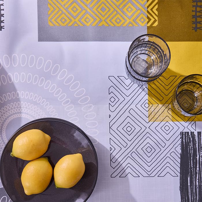 Nappe en coton déperlante supérieure Magic Ethnic rectangle 160x350cm - 3