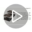 Image of Storite 2 Pack Nylon 33 L PVC Transparent Moisture Proof Storage box for Clothes Closet Wardrobe Organizer for Clothes Saree Bags with Carry Handle (Brown, 44L x 31W x 24H cm)
