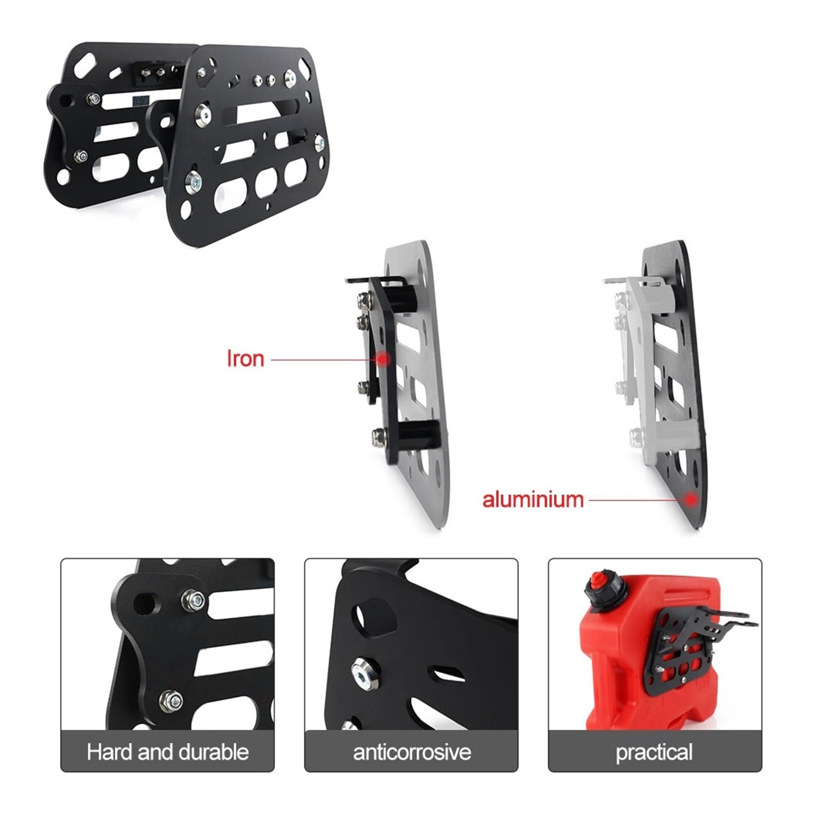 Moto Mensola Supporto Portapacchi Adatto Per VU&LCAN S 650 Supporto Per Barra Di Per Borse Laterali, Portapacchi Per Moto, Contropunta, Accessori Posteriori